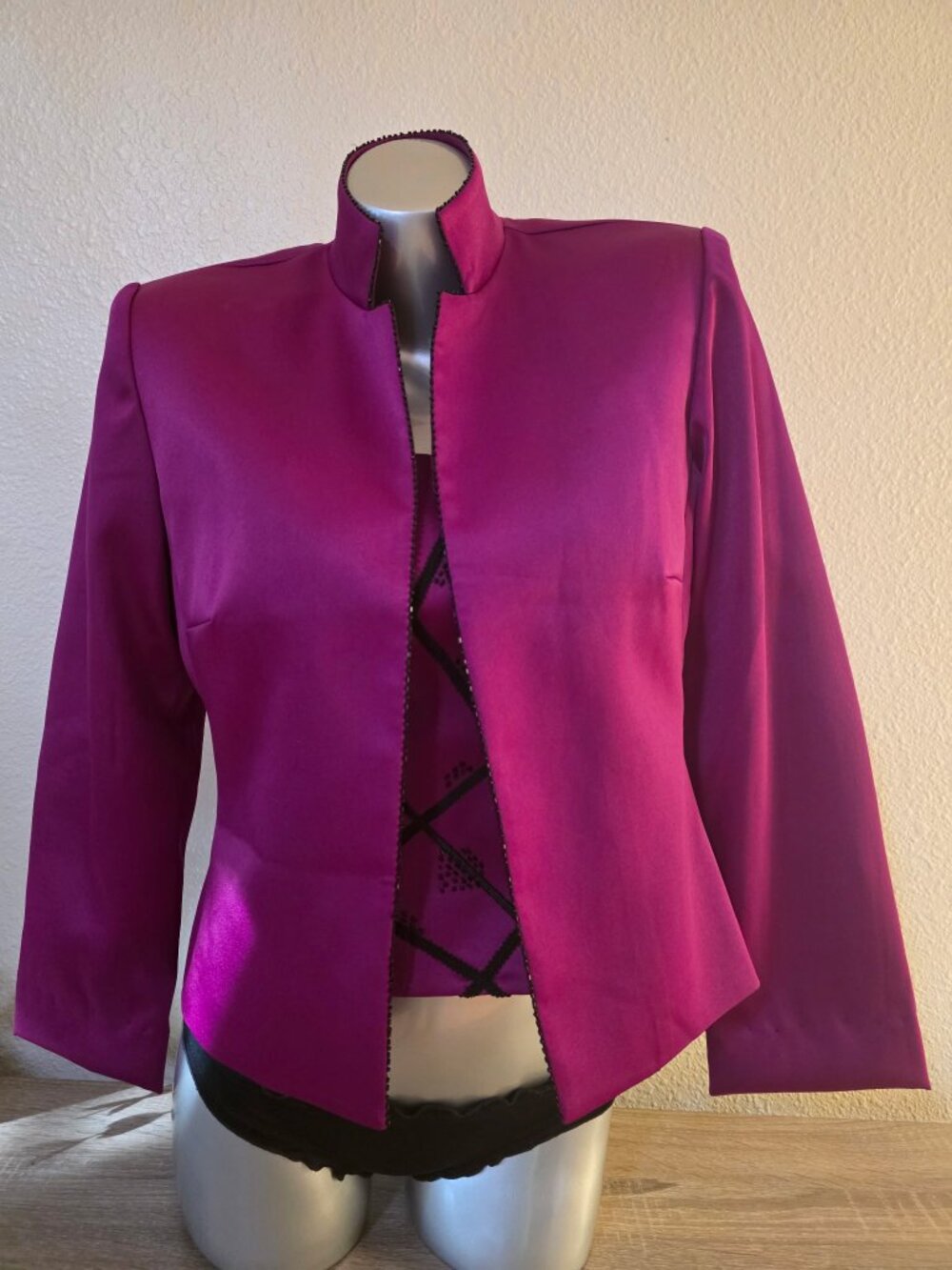 Women's Pink and Purple Jacket Size 4